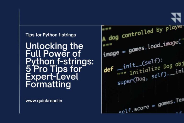 Unlocking the Full Power of Python f-Strings: 5 Pro Tips for Expert ...